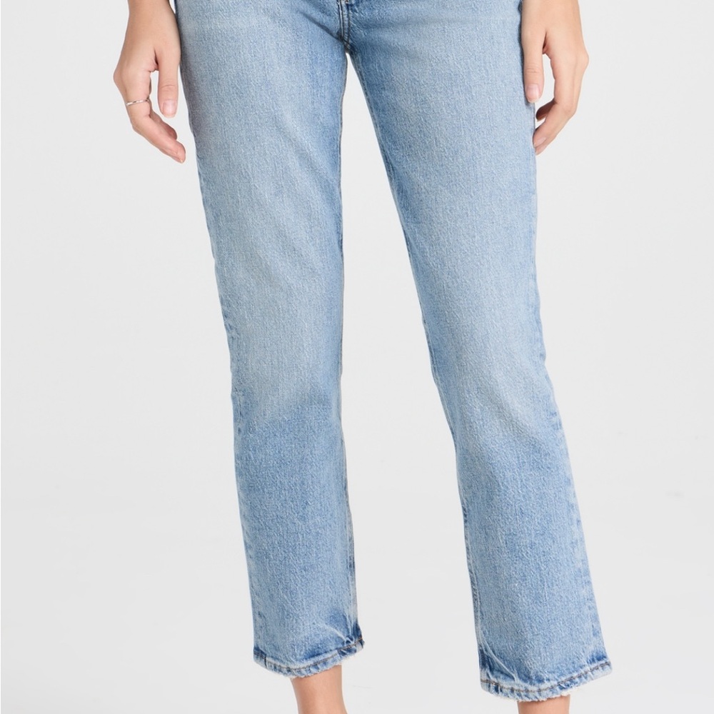 Agolde Riley Crop Jeans color quiver